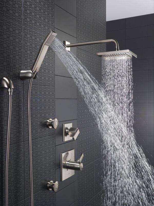 multiple shower heads