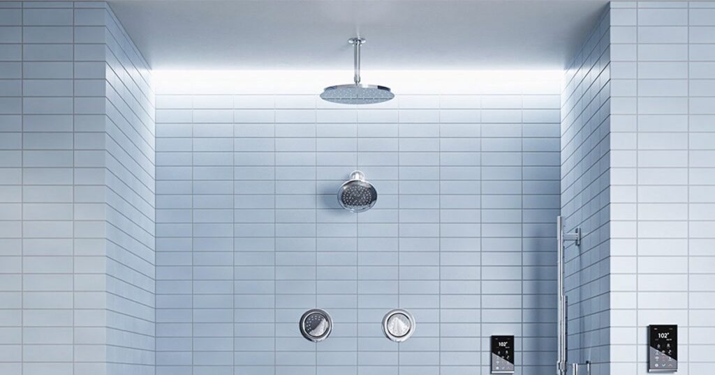 multiple fixtures and high-tech controls