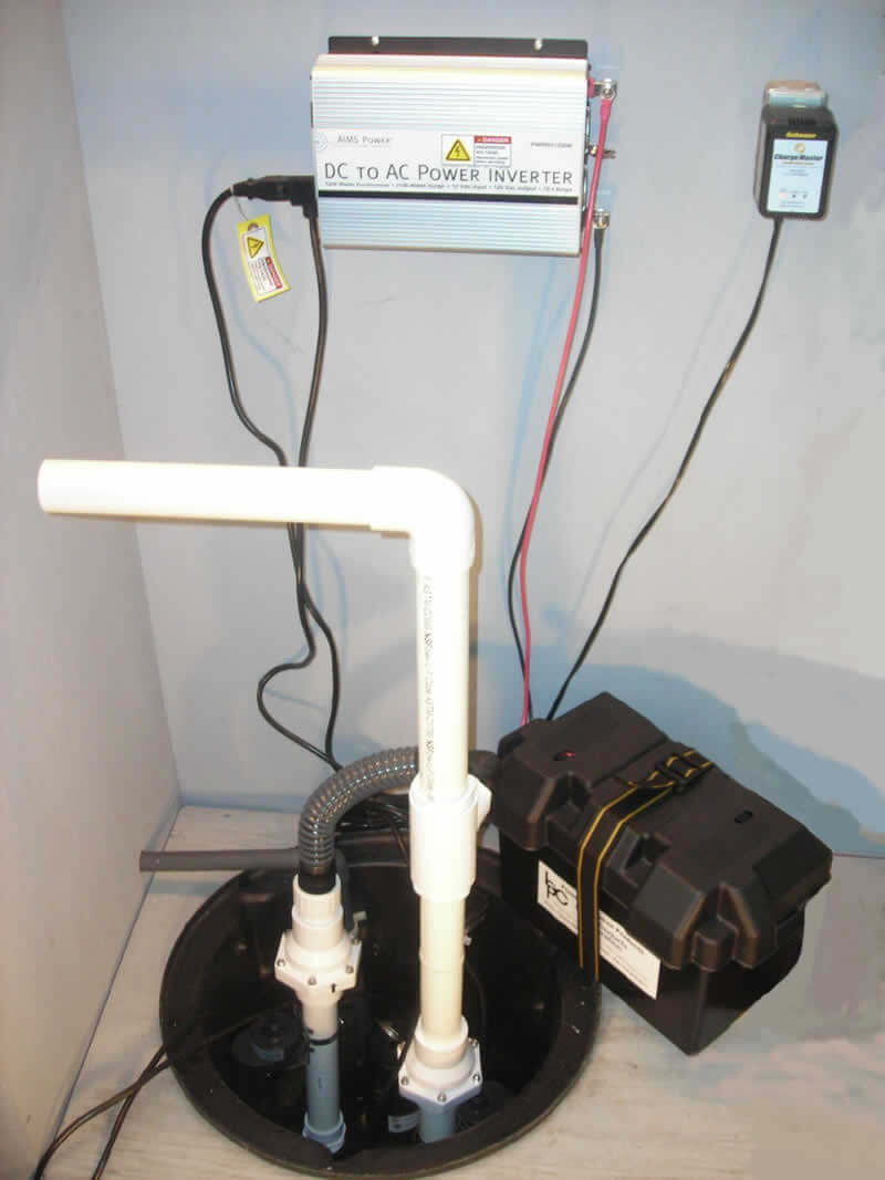 Battery backup pumps